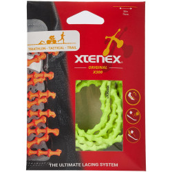 XTENEX LACET AUTO-BLOQUANT 75CM JAUNE FLUO